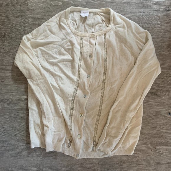 beige cardigan - Picture 1 of 4